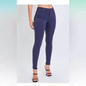 Navy blue YMI jeggings.